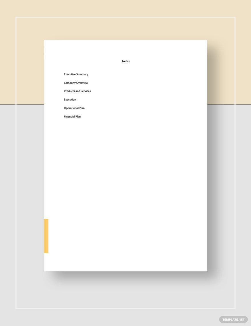 Delivery Service Business Plan Template Google Docs, Word, Apple
