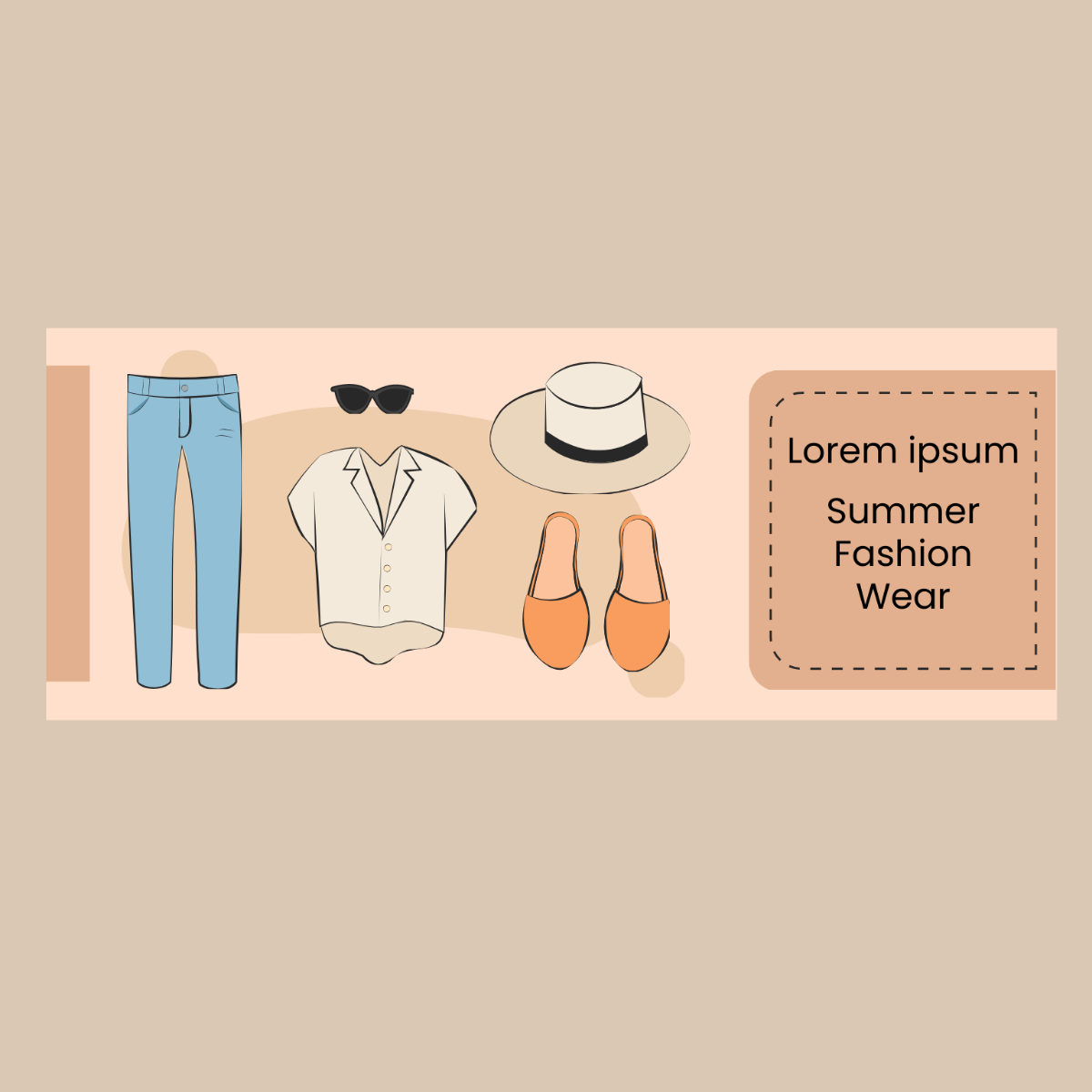 Free Fashion Banner Vector Template