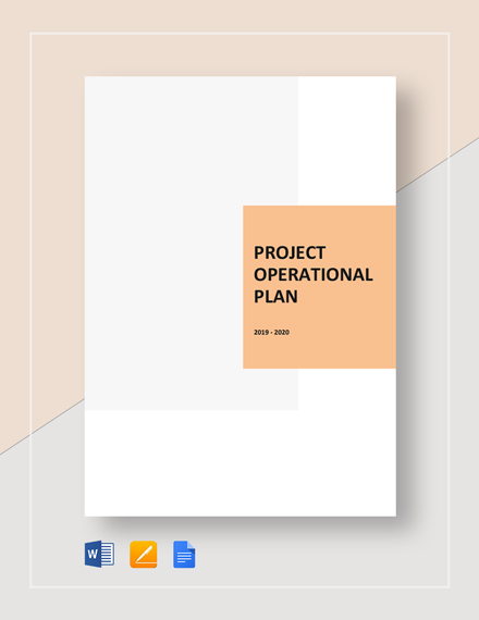 37+ Operational Plan Templates - Word, PDF, Google Docs