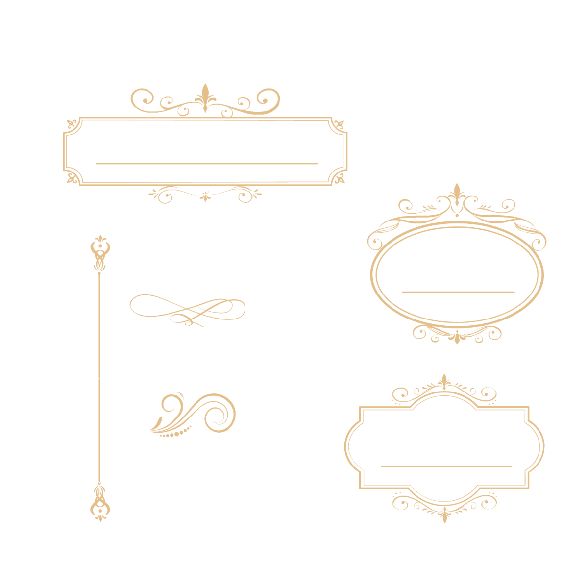 Free Victorian Label Vector Template