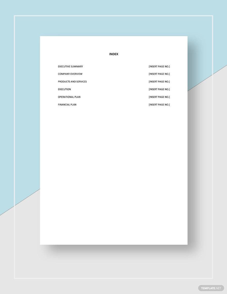 Quarterly Business Plan Template