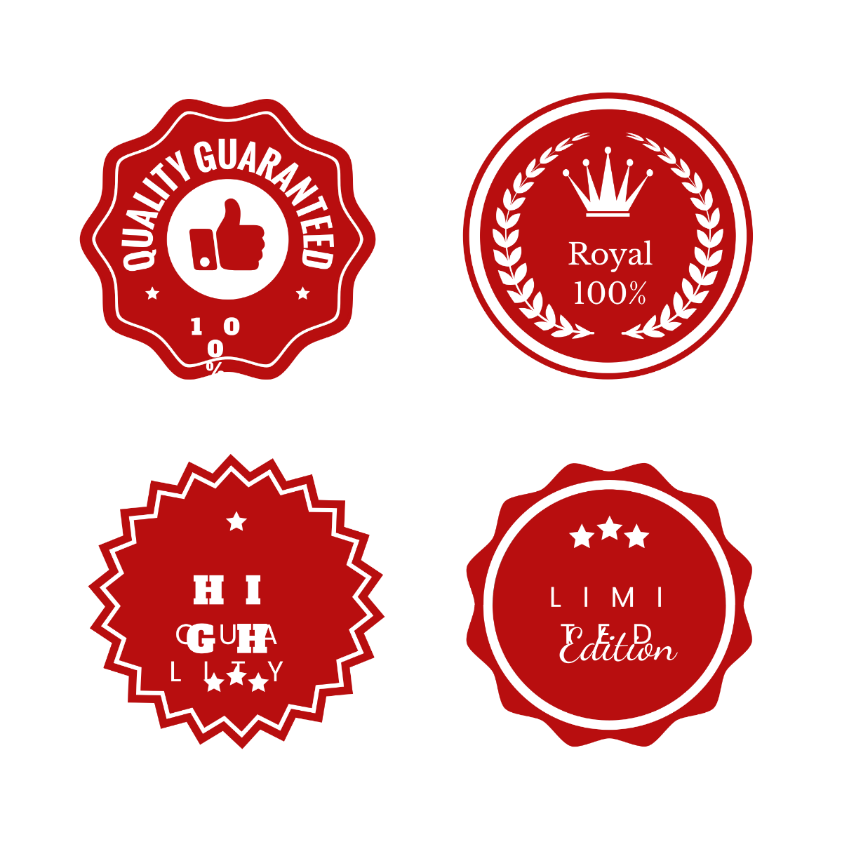Quality Label Vector Template