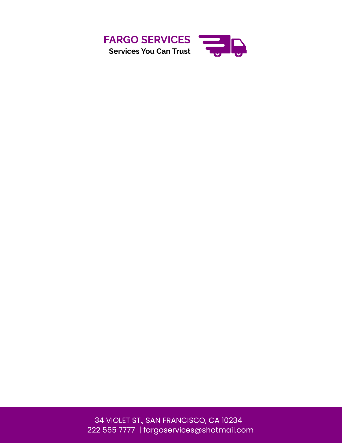 Corporate Services Letterhead Template - Edit Online & Download