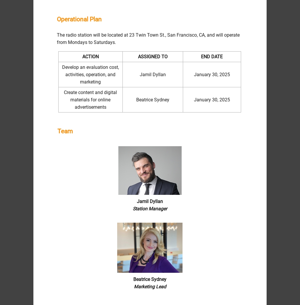 Radio broadcast business image