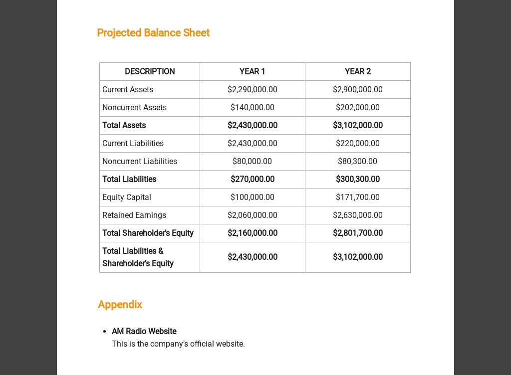 Free radio station templates picture