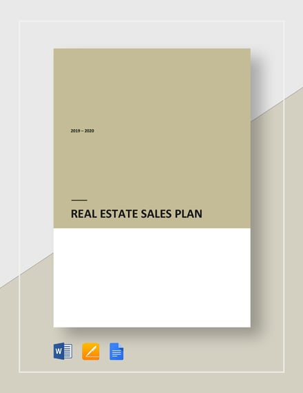free real estate business plan template