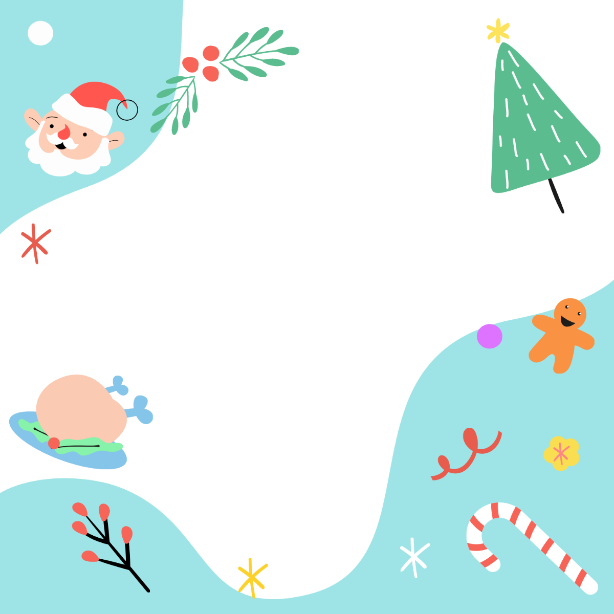 Christmas Banner Illustration Template