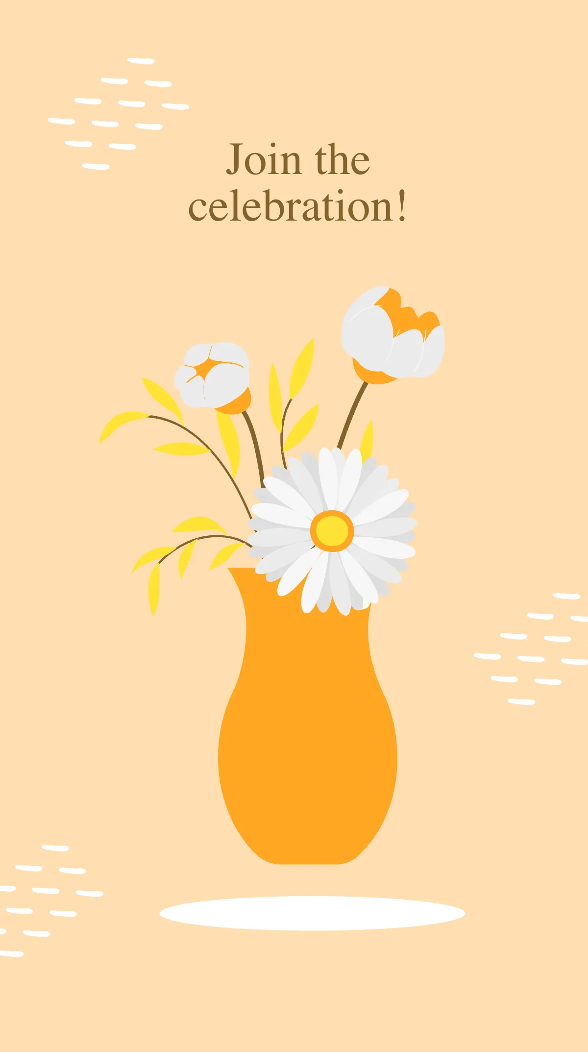 Free National Daisy Day Instagram Story Template to Edit Online