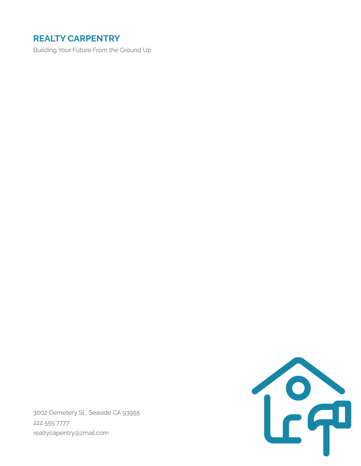 Carpenter Realtors Letterhead Template - Edit Online & Download