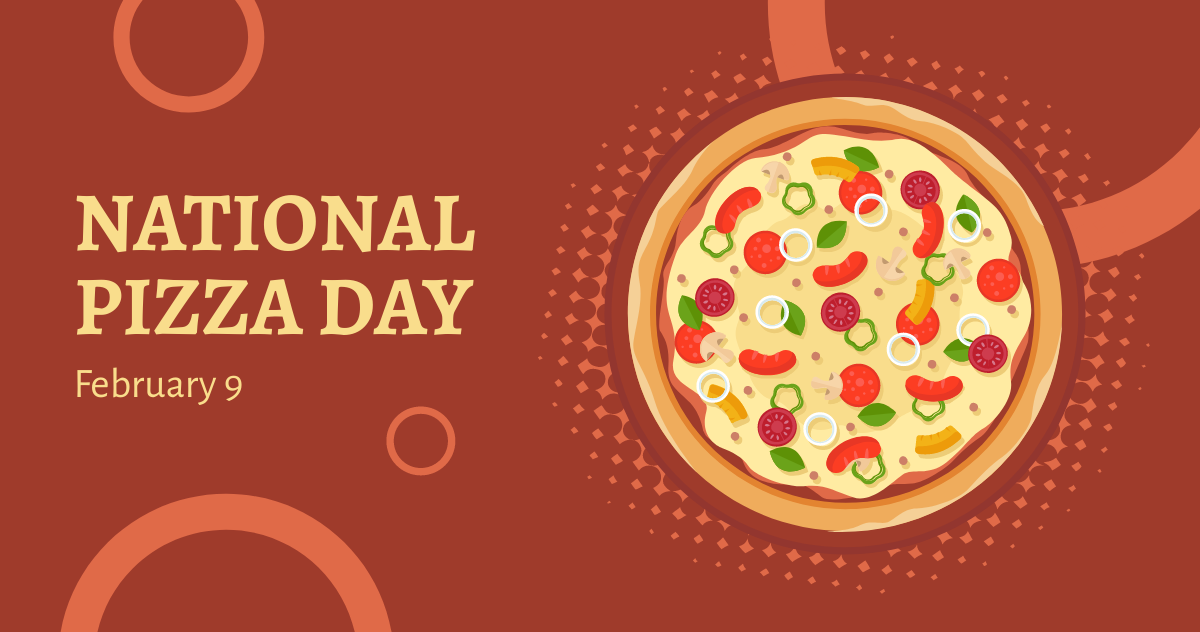 Free National Pizza Day Facebook Post Template