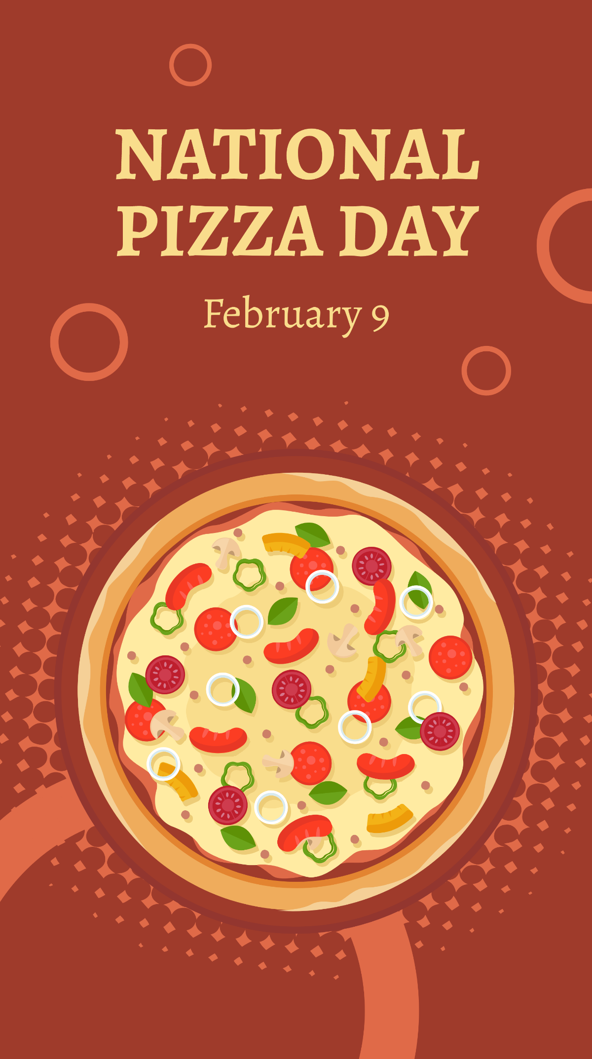 Free National Pizza Day Instagram Story Template