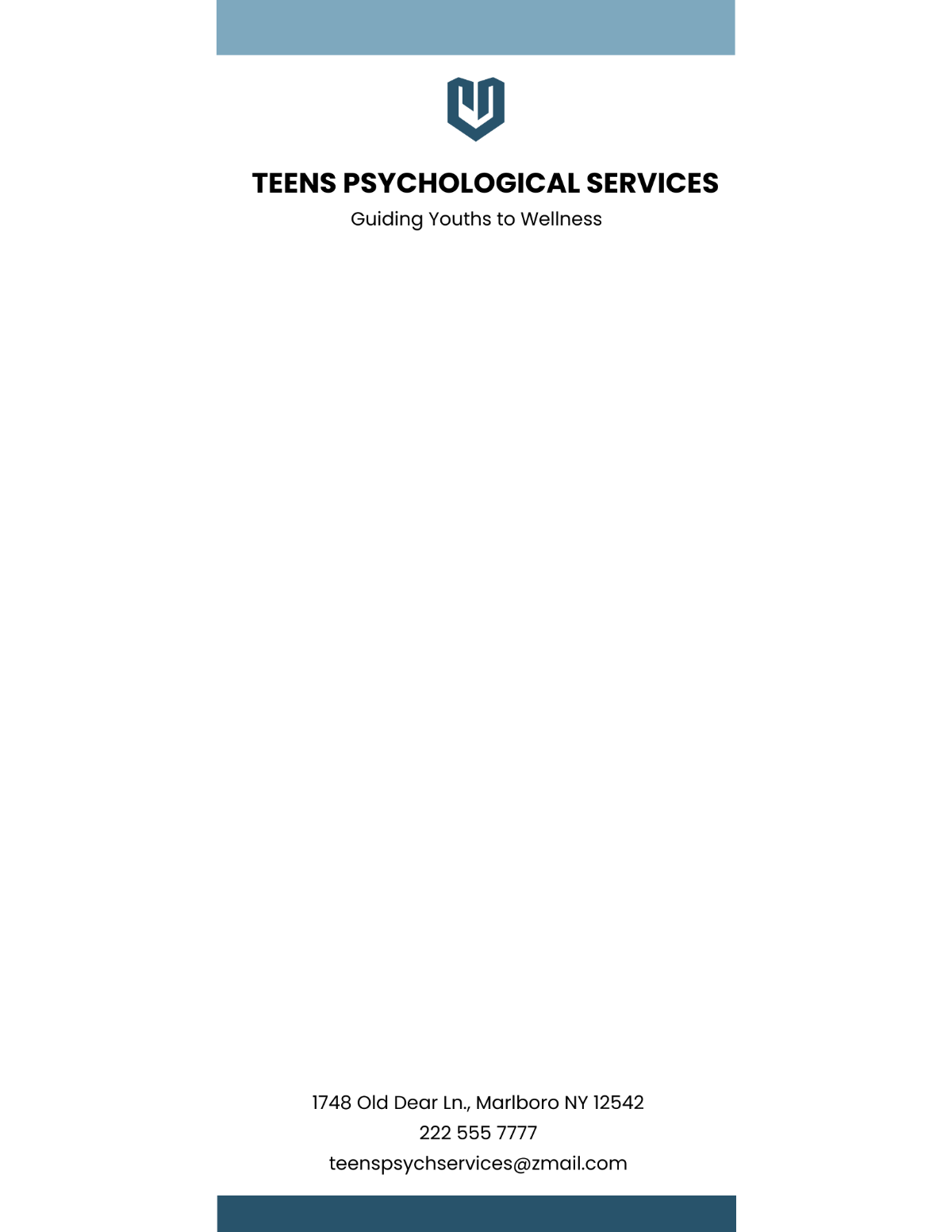 Adolescent Counseling Letterhead Template - Edit Online & Download