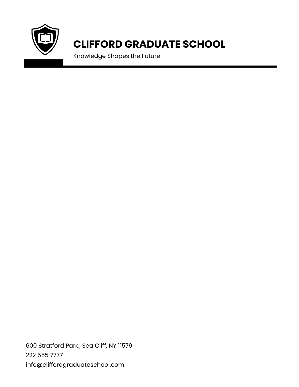 Free College Letterhead Edit Online And Download