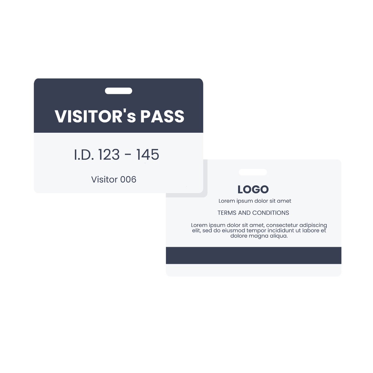 Visiting Card Vector Template