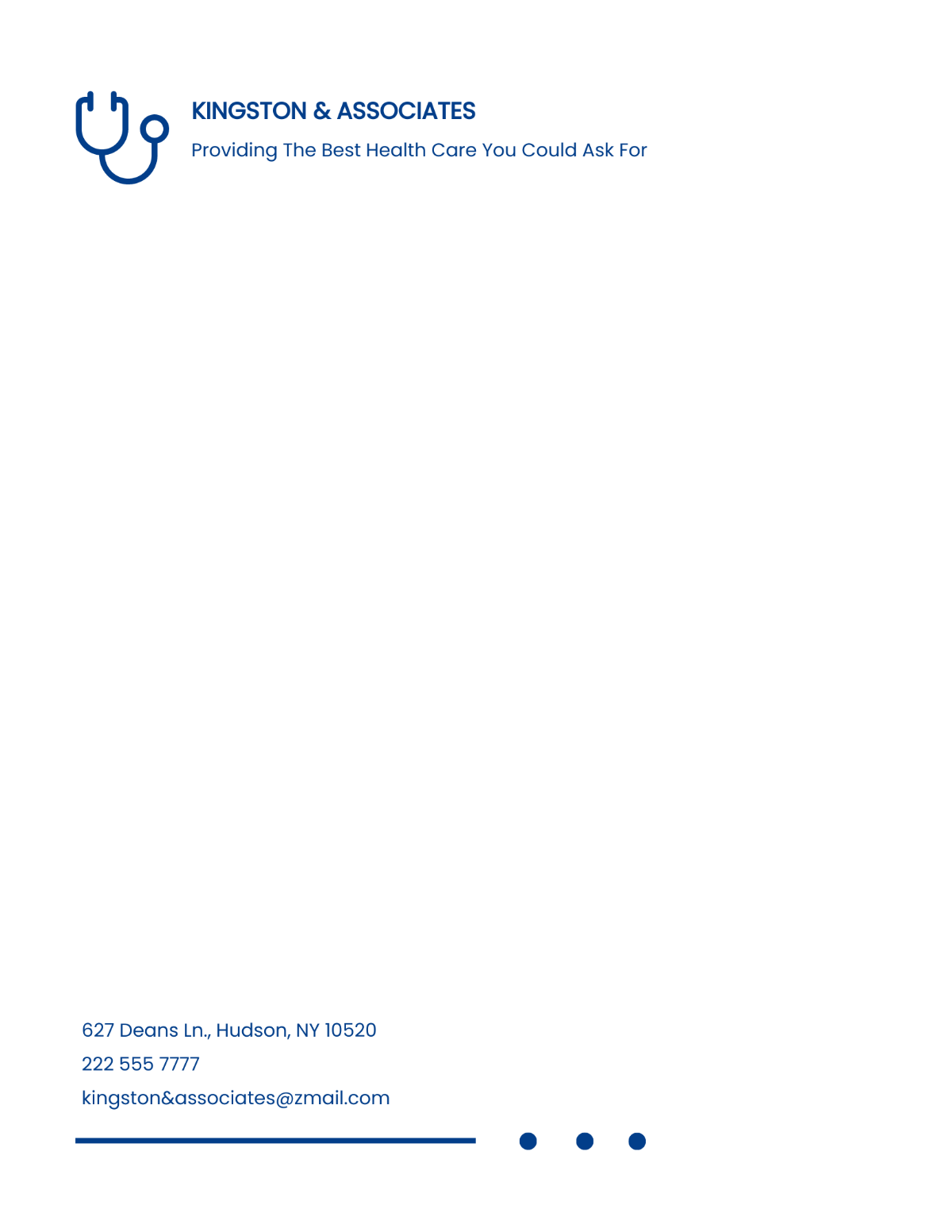 Free Physicians Office Letterhead Template
