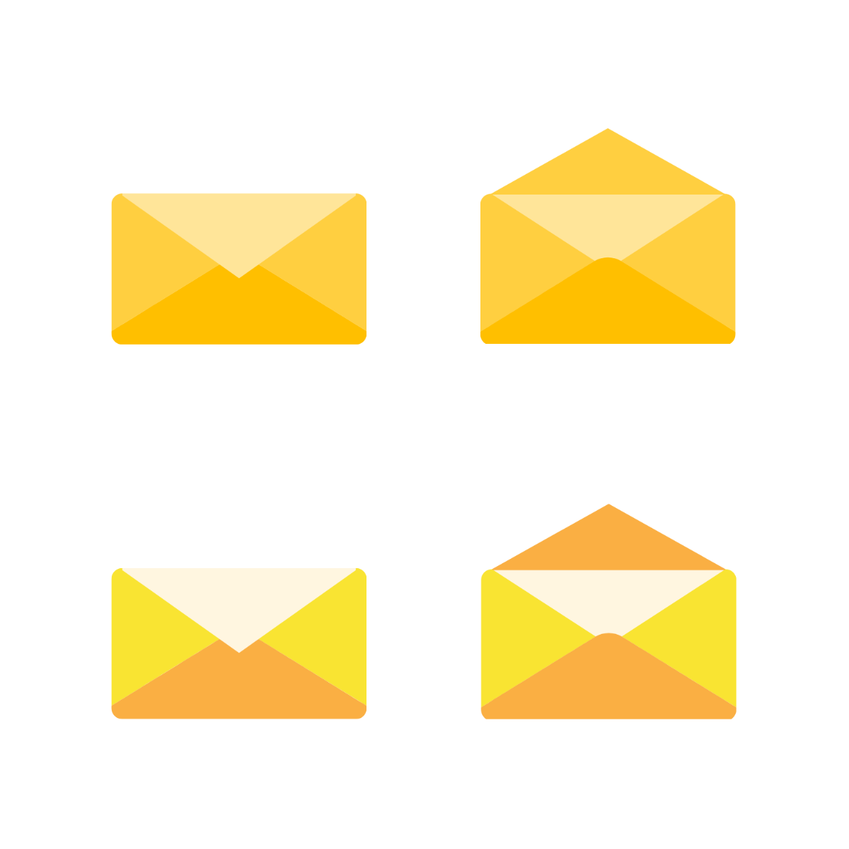 Free Gold Envelope Vector Template