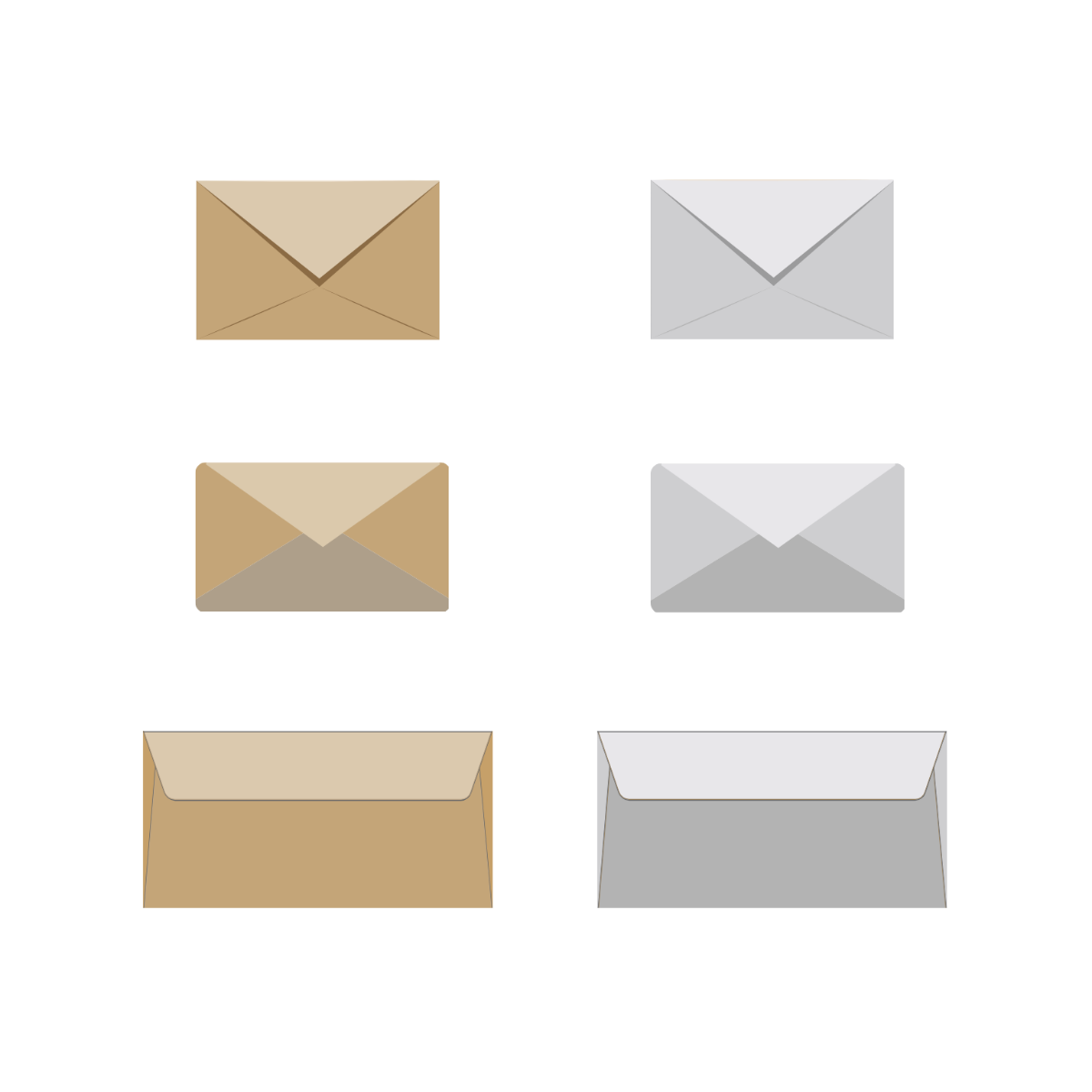 Free Closed Envelope Vector Template