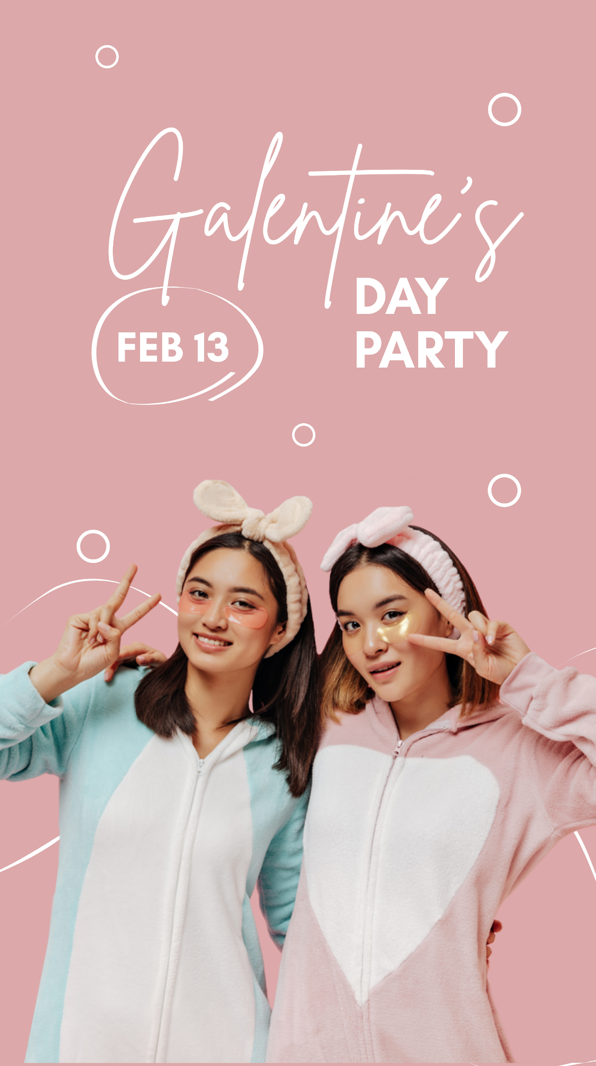 Free Galentines Day Party Instagram Story Template