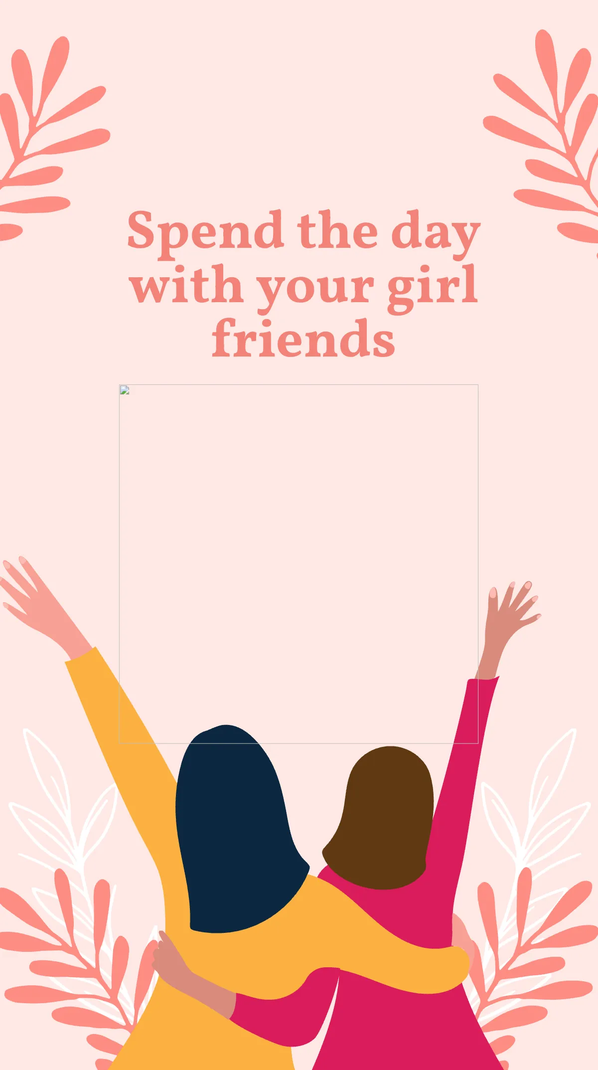 Free Galentine's Day Invitation Instagram Story Template to Edit Online