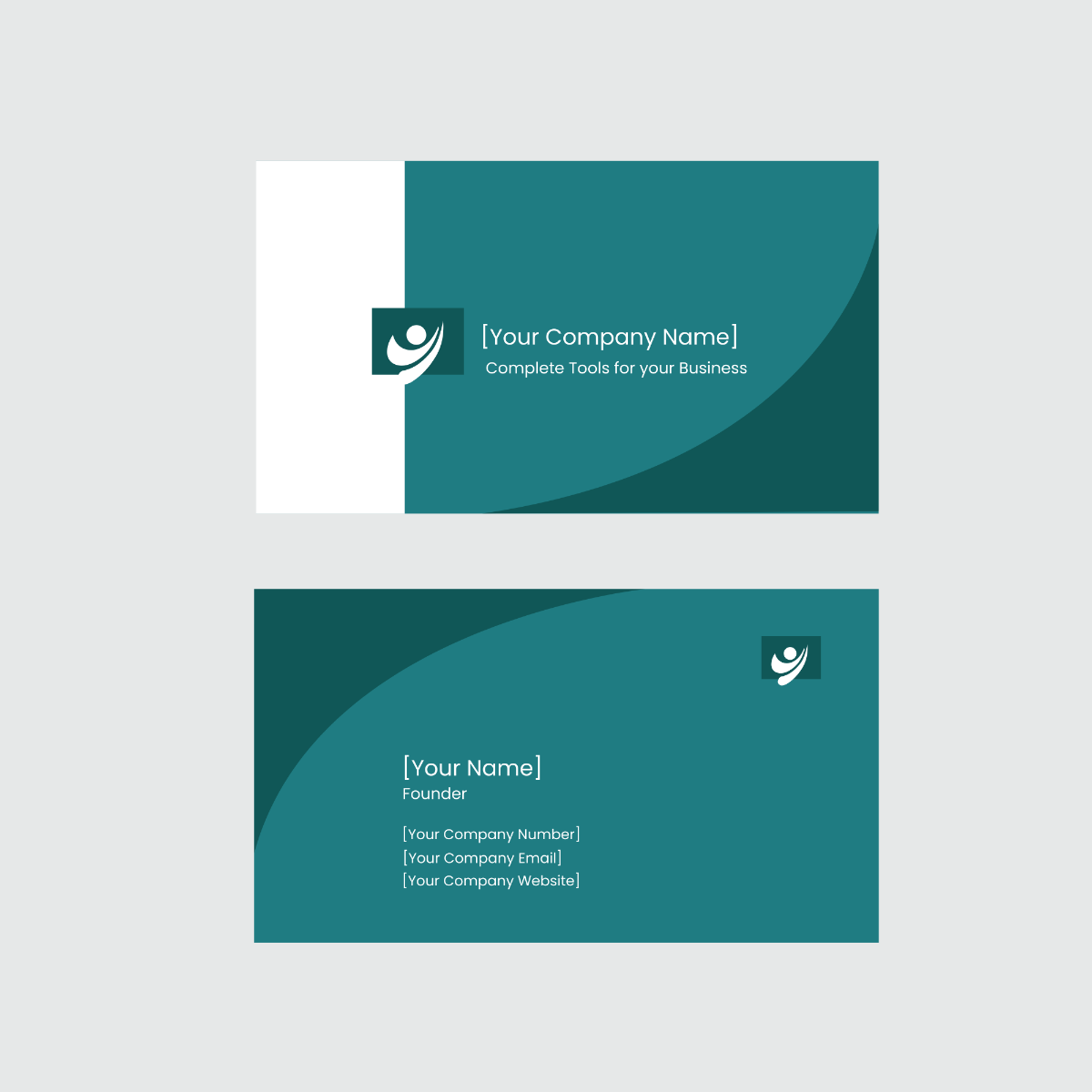 Corporate Business Card Vector Template