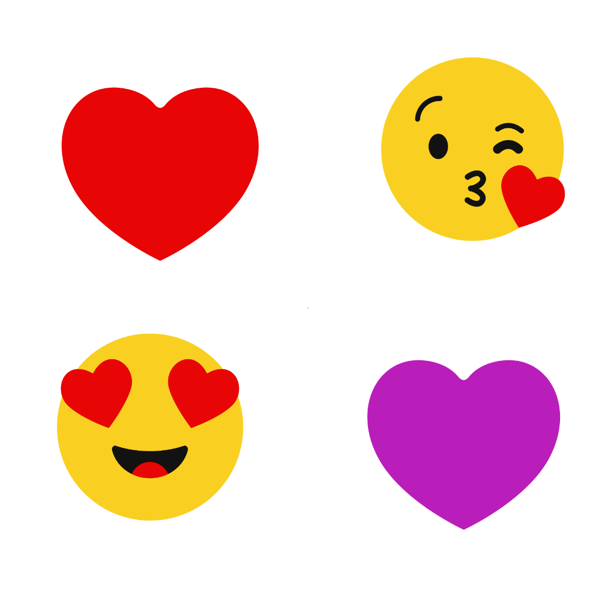 Valentines Emoji Vector Template - Edit Online & Download