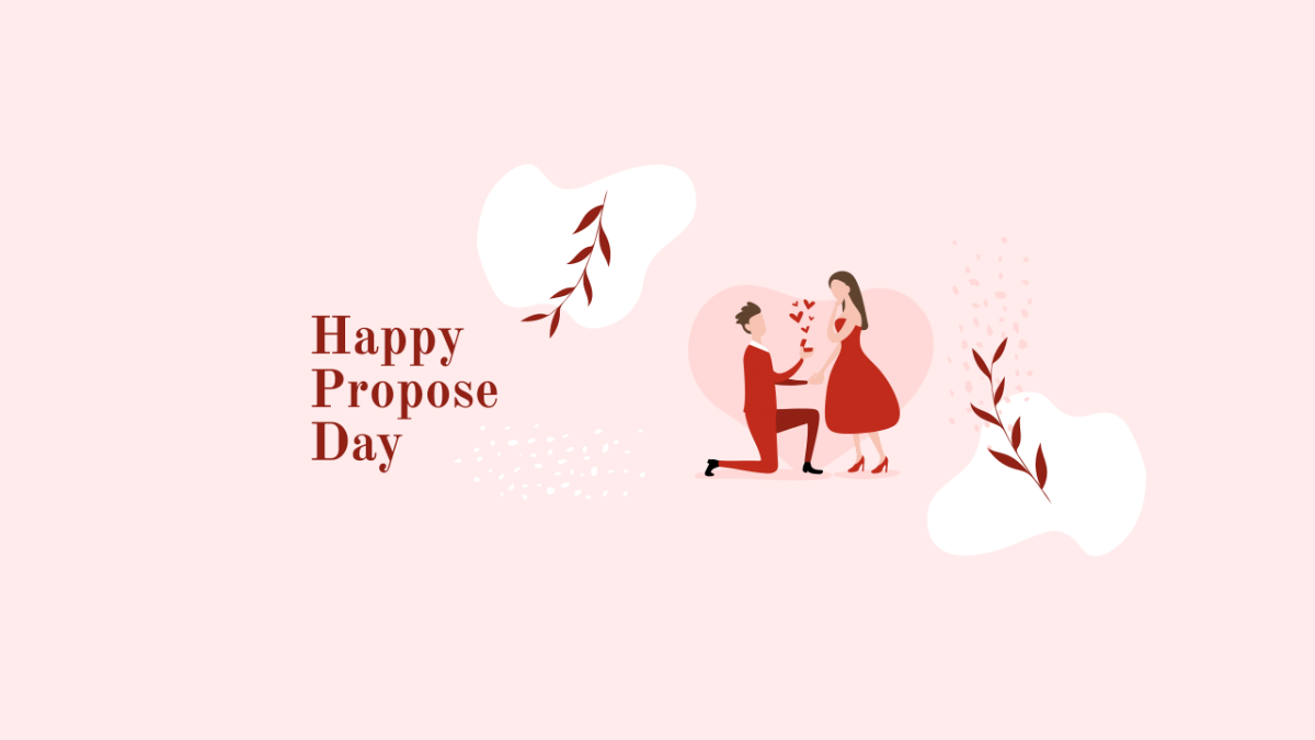 Happy Propose Day Youtube Banner Template