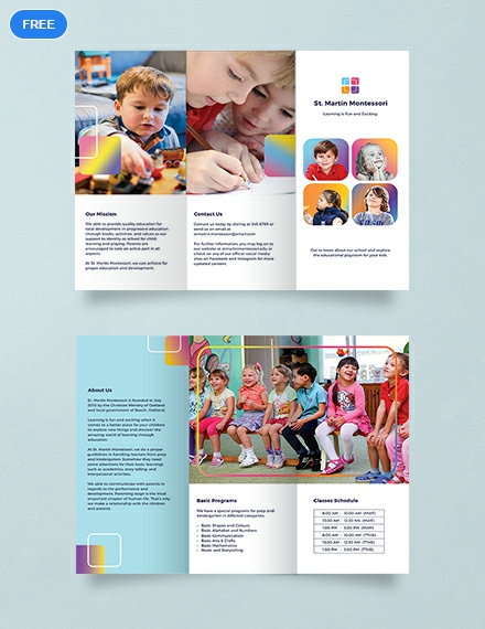 Blank Trifold Template - Edit Online & Download Example | Template.net