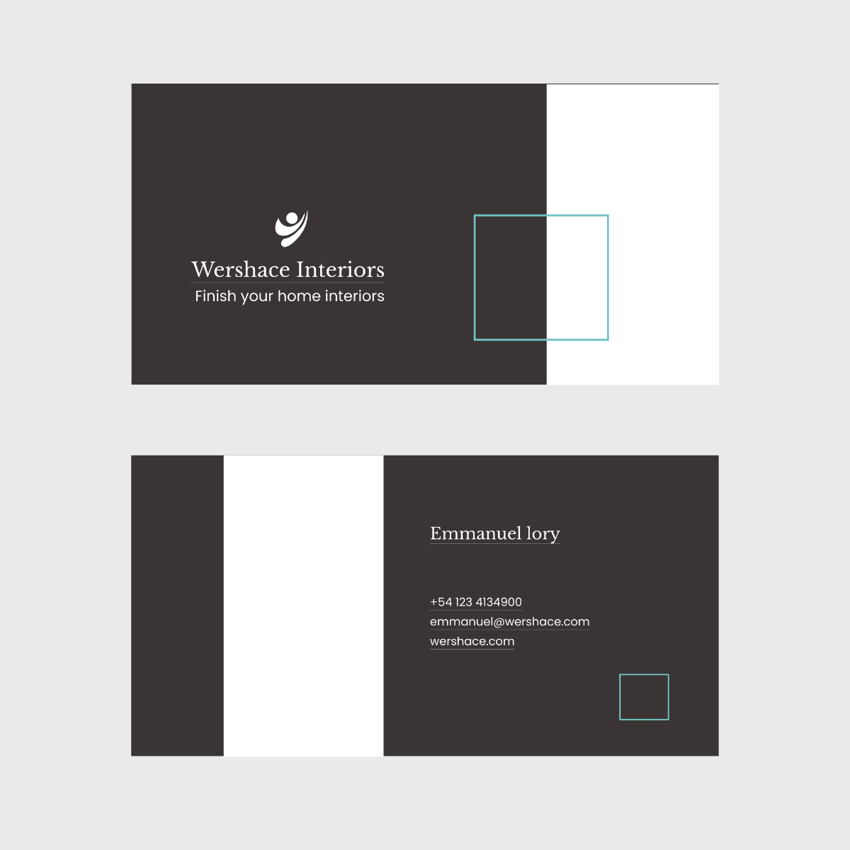 Interior Design Business Card Vector Template Edit Online Download 