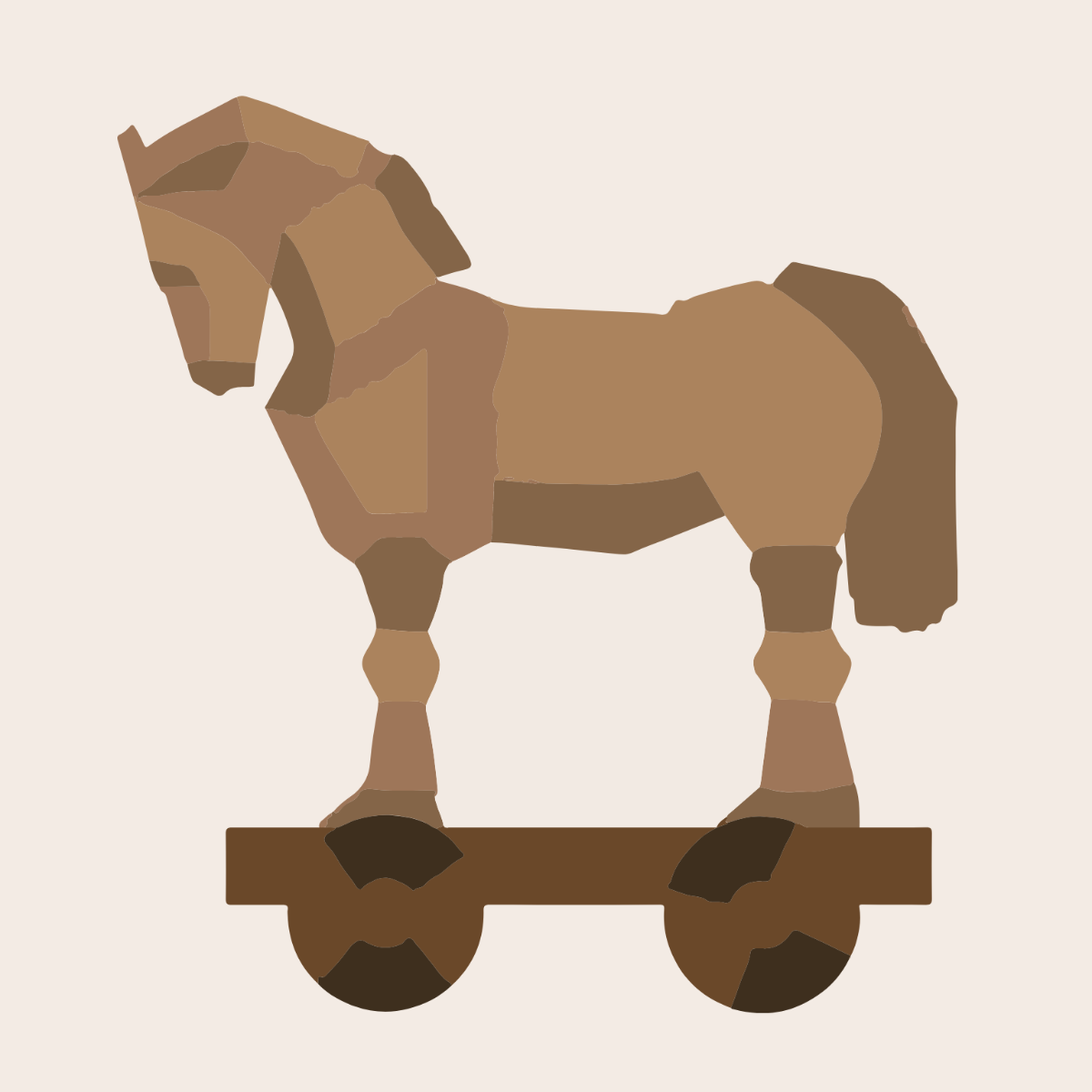 Trojan Horse Vector Template