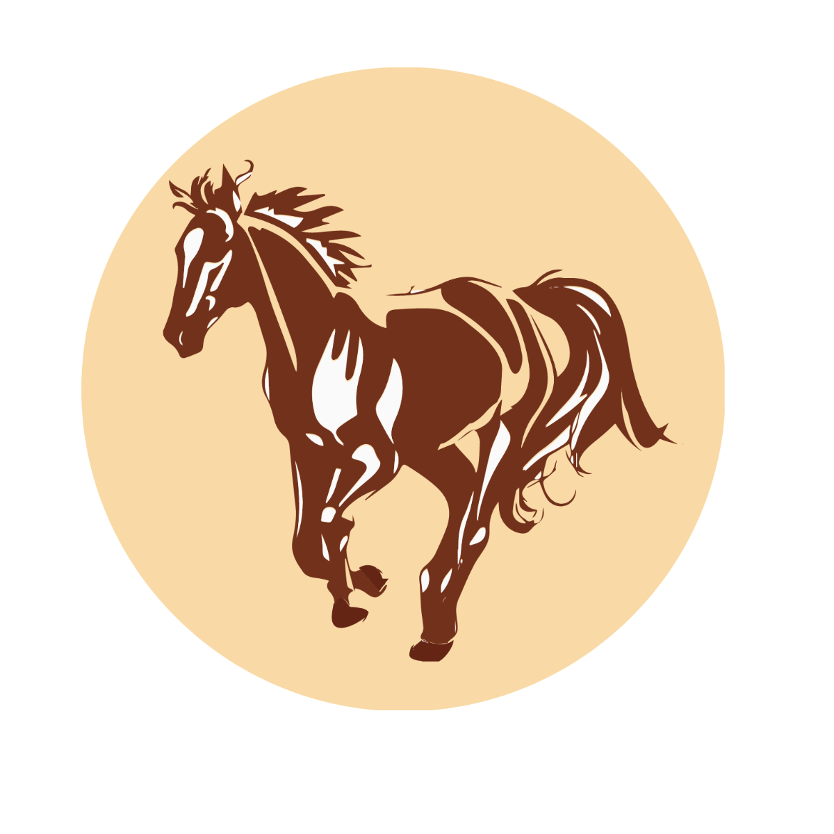 Free Transparent Horse Vector Template
