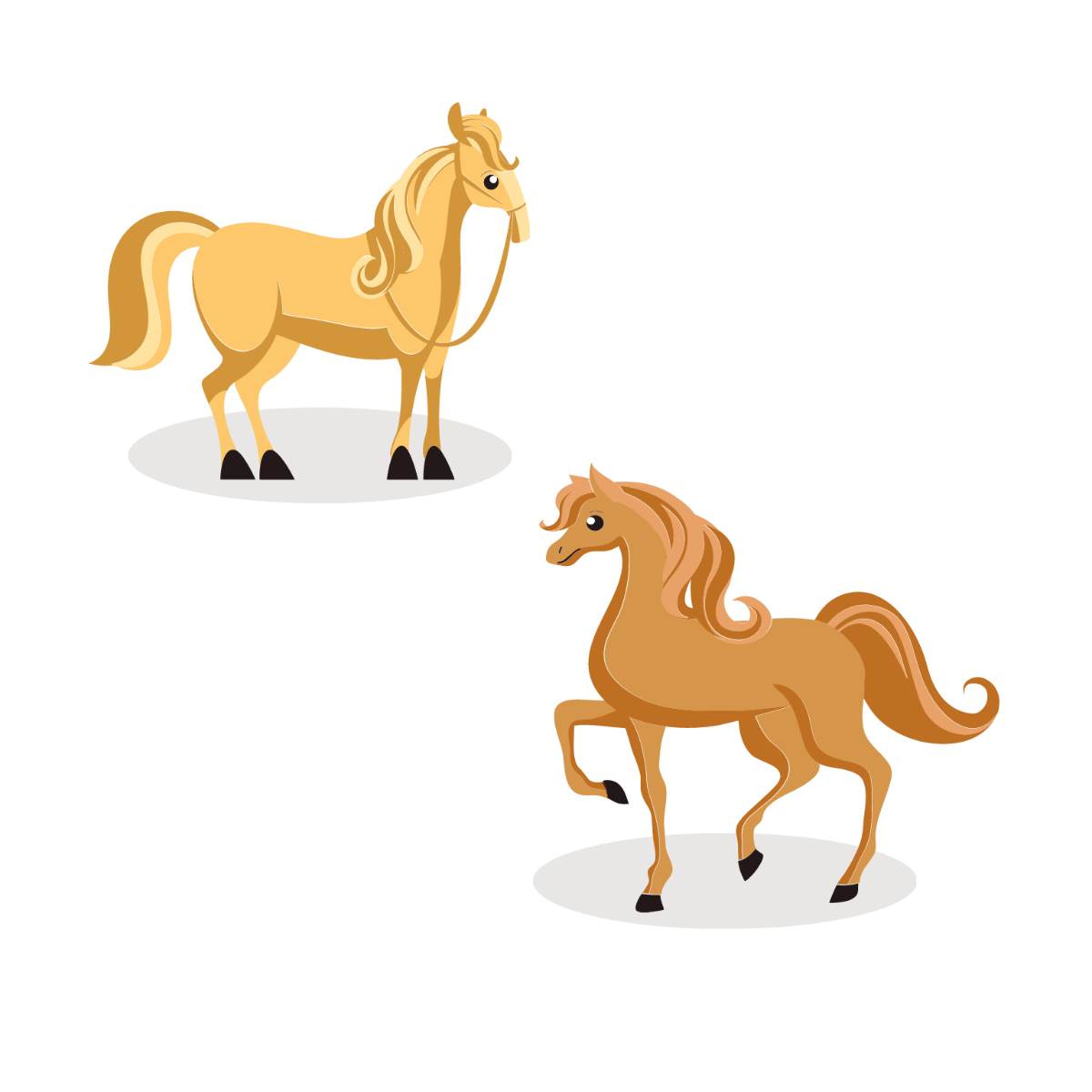 Simple Horse Vector Template