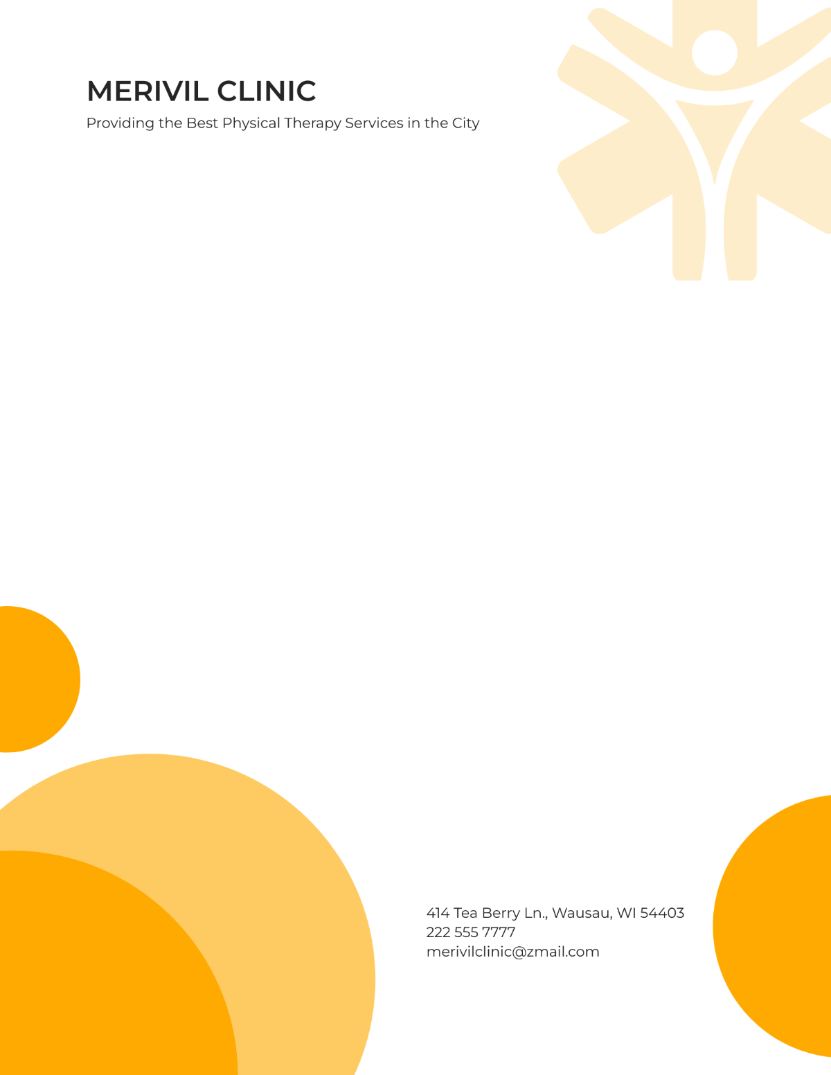 Free Physical Therapist Letterhead Template