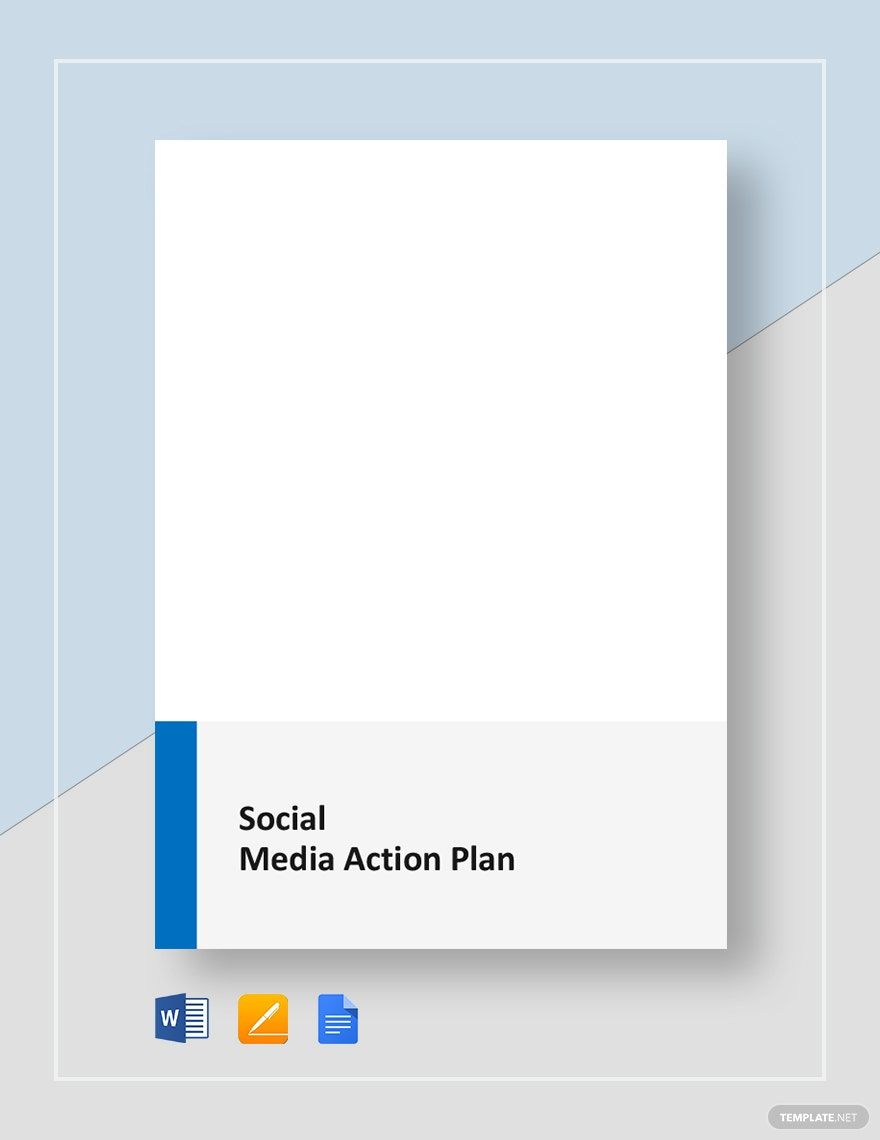 Social Media Action Plan Template
