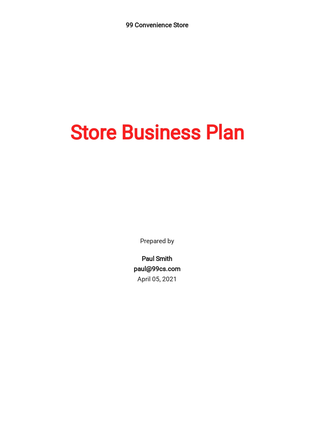 business plan for a print shop