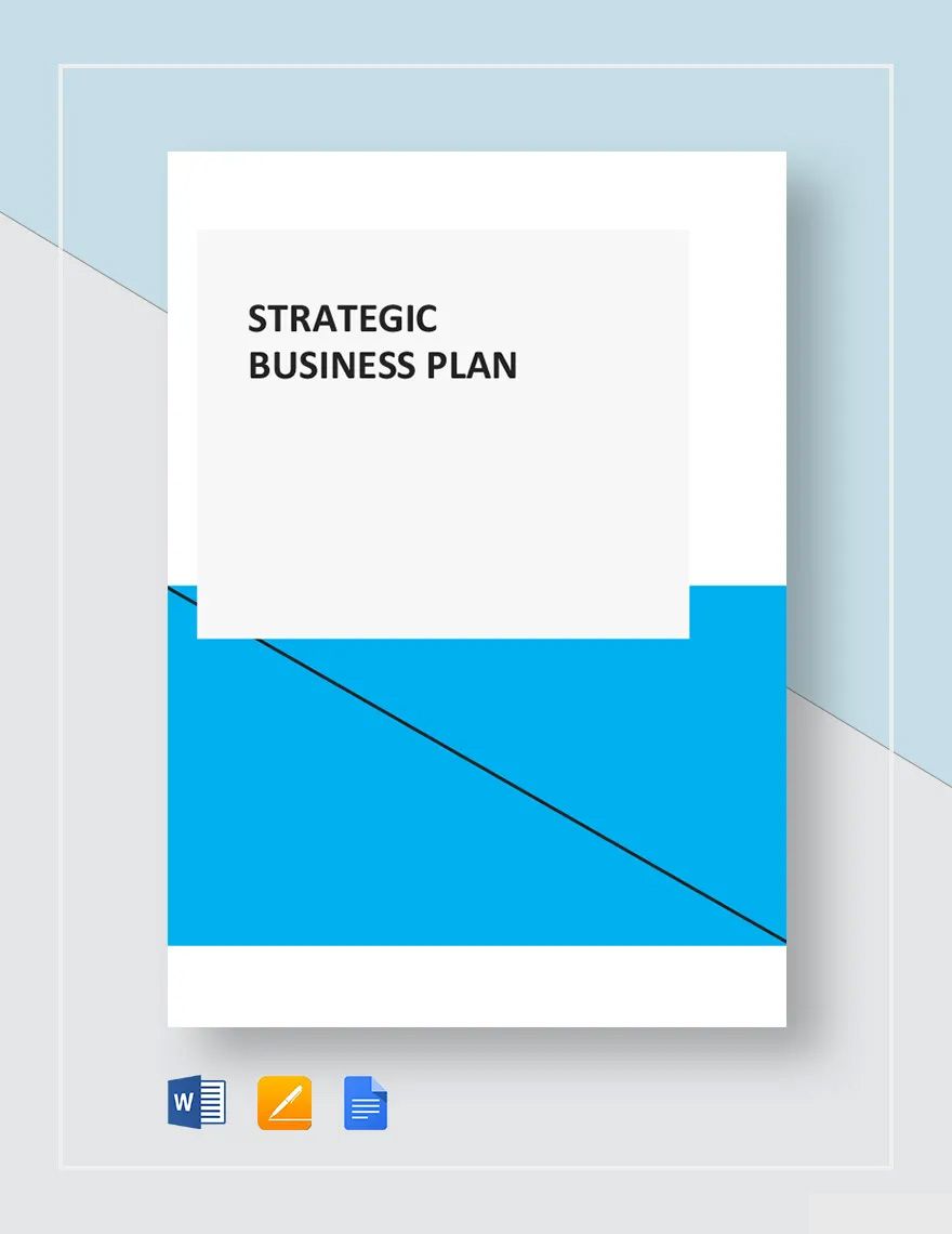 Simple Strategic Business Plan Template