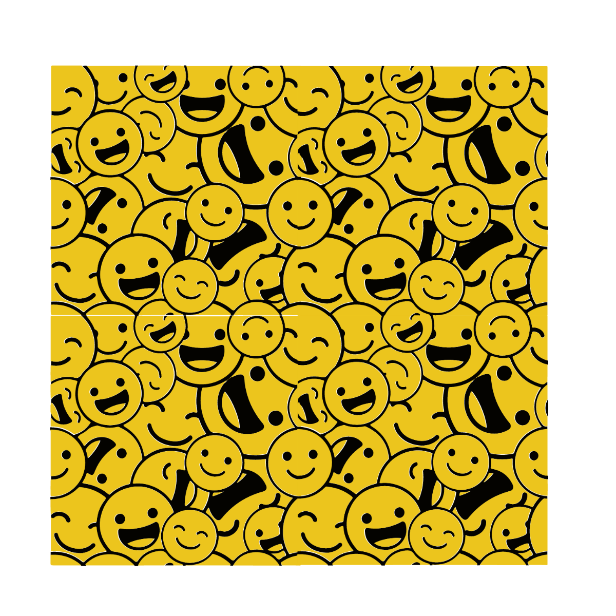 Free Smiley Pattern Vector Template
