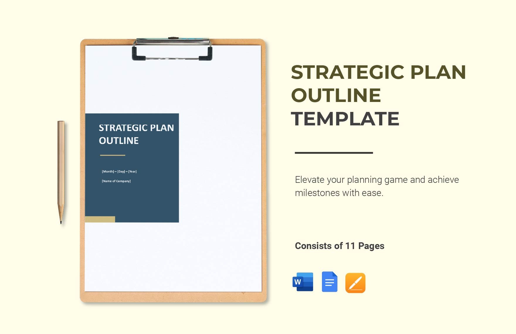 Strategic Plan Outline Template