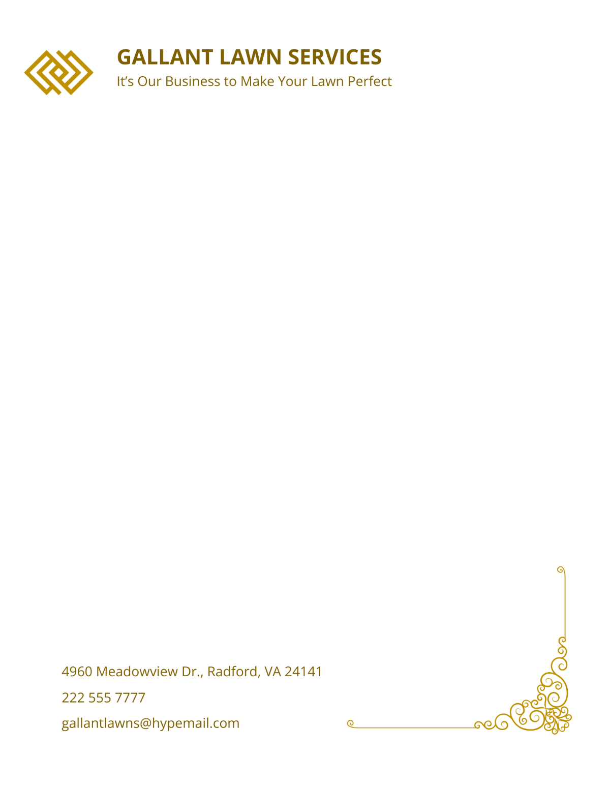 Elegant Letterhead Template - Edit Online & Download