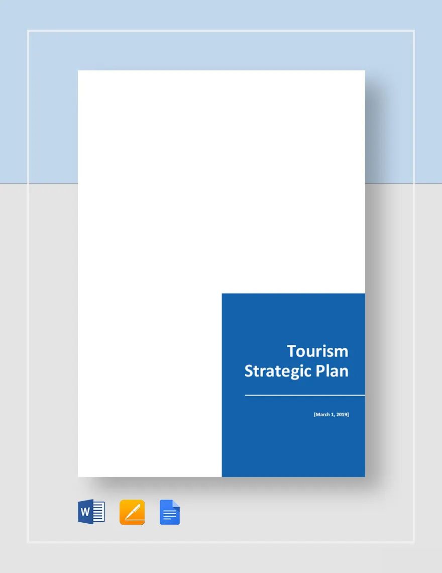 Tourism Strategic Plan Template