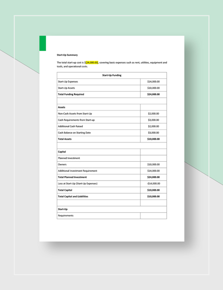 Training Institute Or Provider Business Plan Template Google Docs Word Apple Pages Template Net