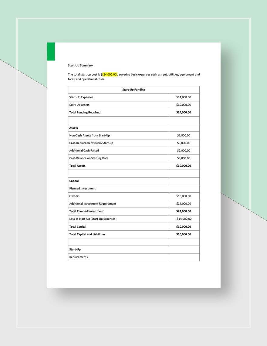 Training Institute or Provider Business Plan Template