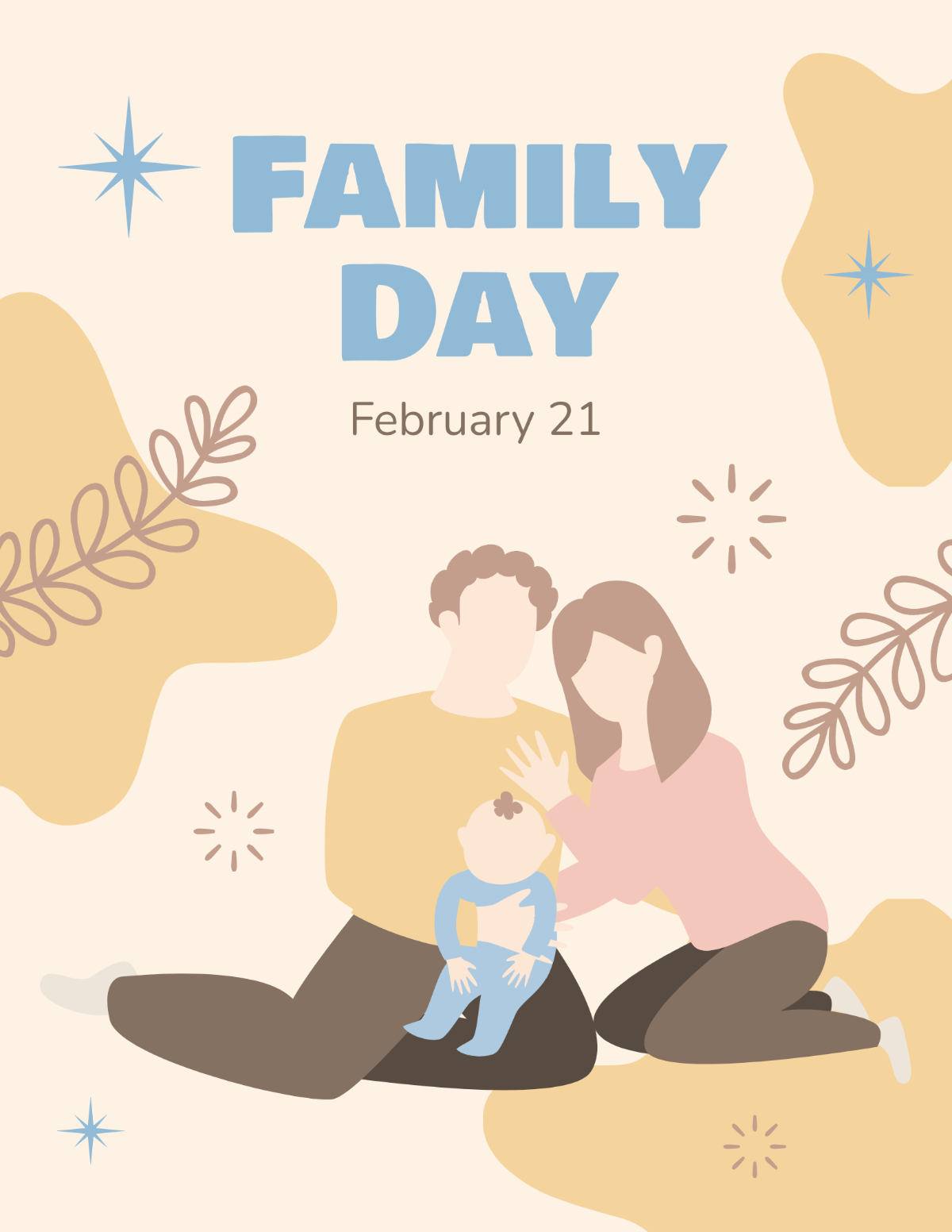 Free Family Day Flyer Template