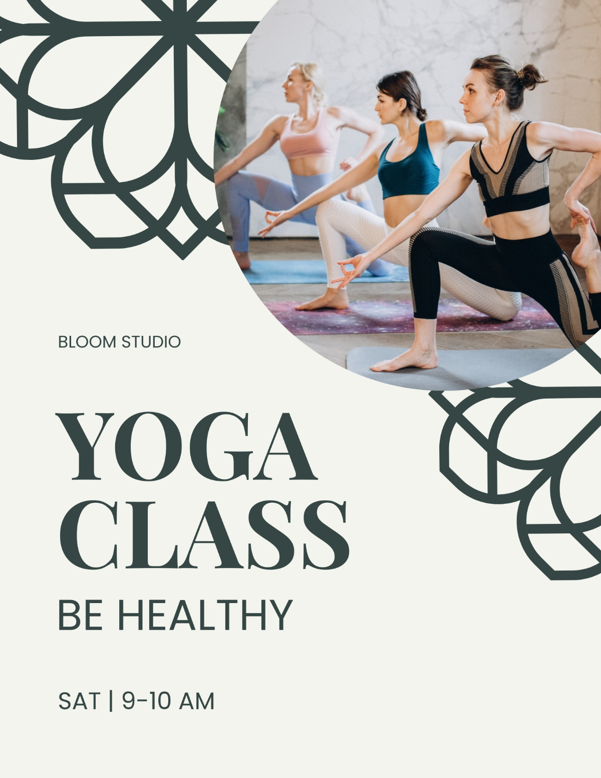 Yoga Classes Offer Flyer