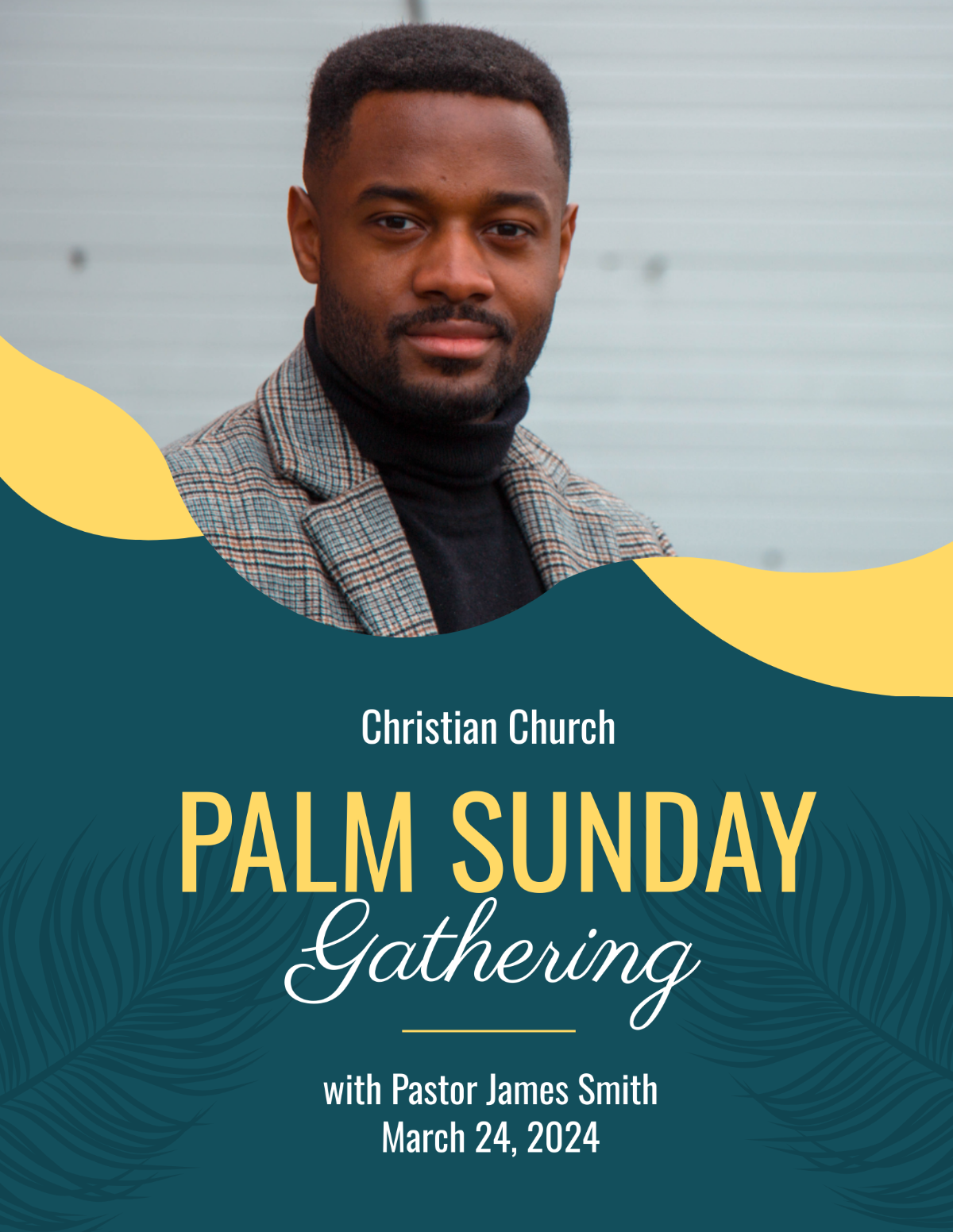 Palm Sunday Celebration Flyer Template - Edit Online & Download