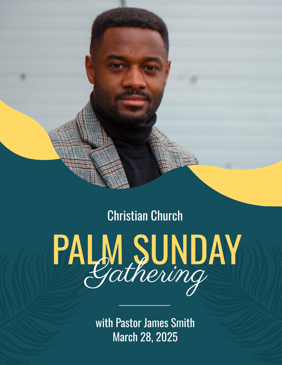 Palm Sunday Celebration Flyer Template - Edit Online & Download