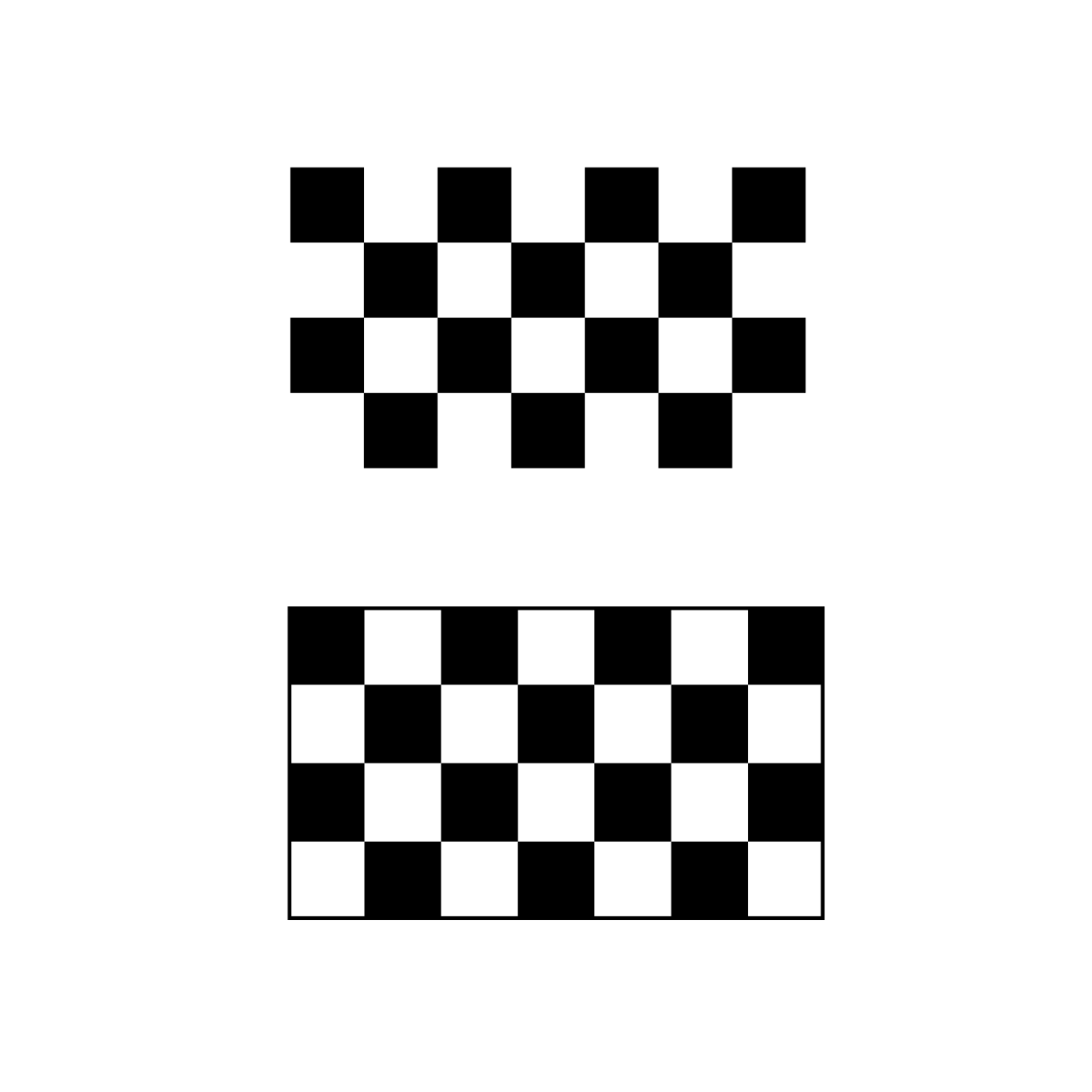 Transparent Checkered Flag Vector Template