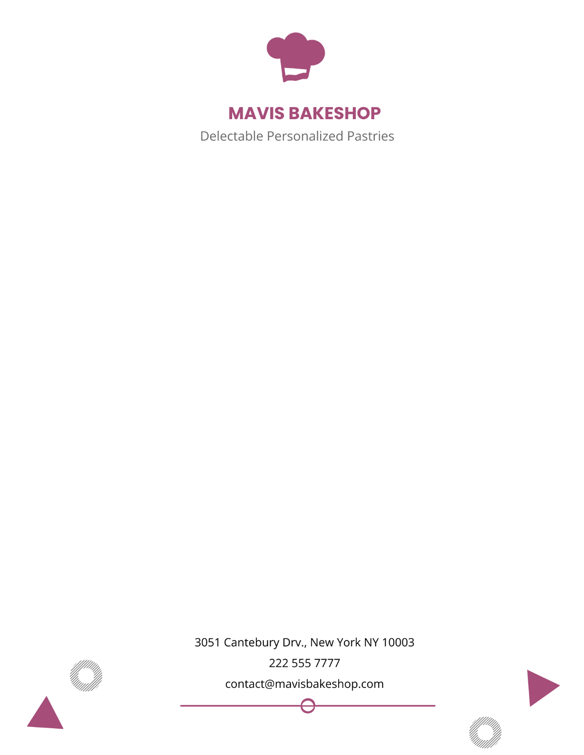 Private Business Letterhead Template - Edit Online & Download