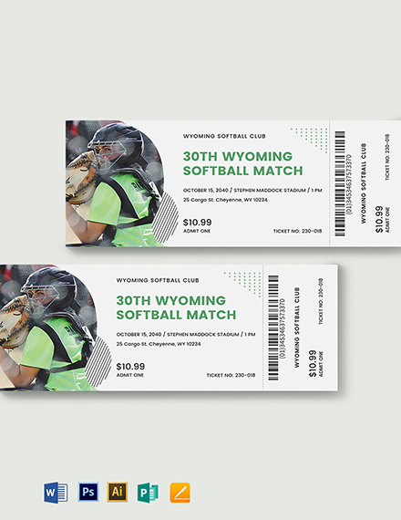 FREE Sports Event Ticket Template - Download in Word, Google Docs, PDF,  Illustrator, Photoshop, Apple Pages, Publisher, InDesign, EPS, SVG, JPG,  PNG