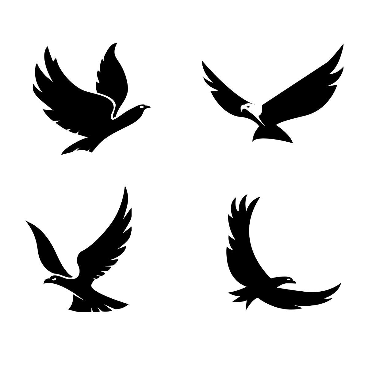 Eagle Icon Vector Template