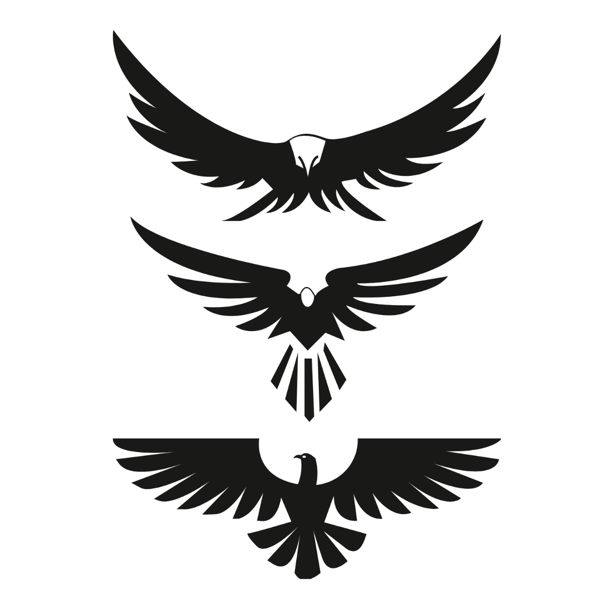 Eagle Symbol Vector Template